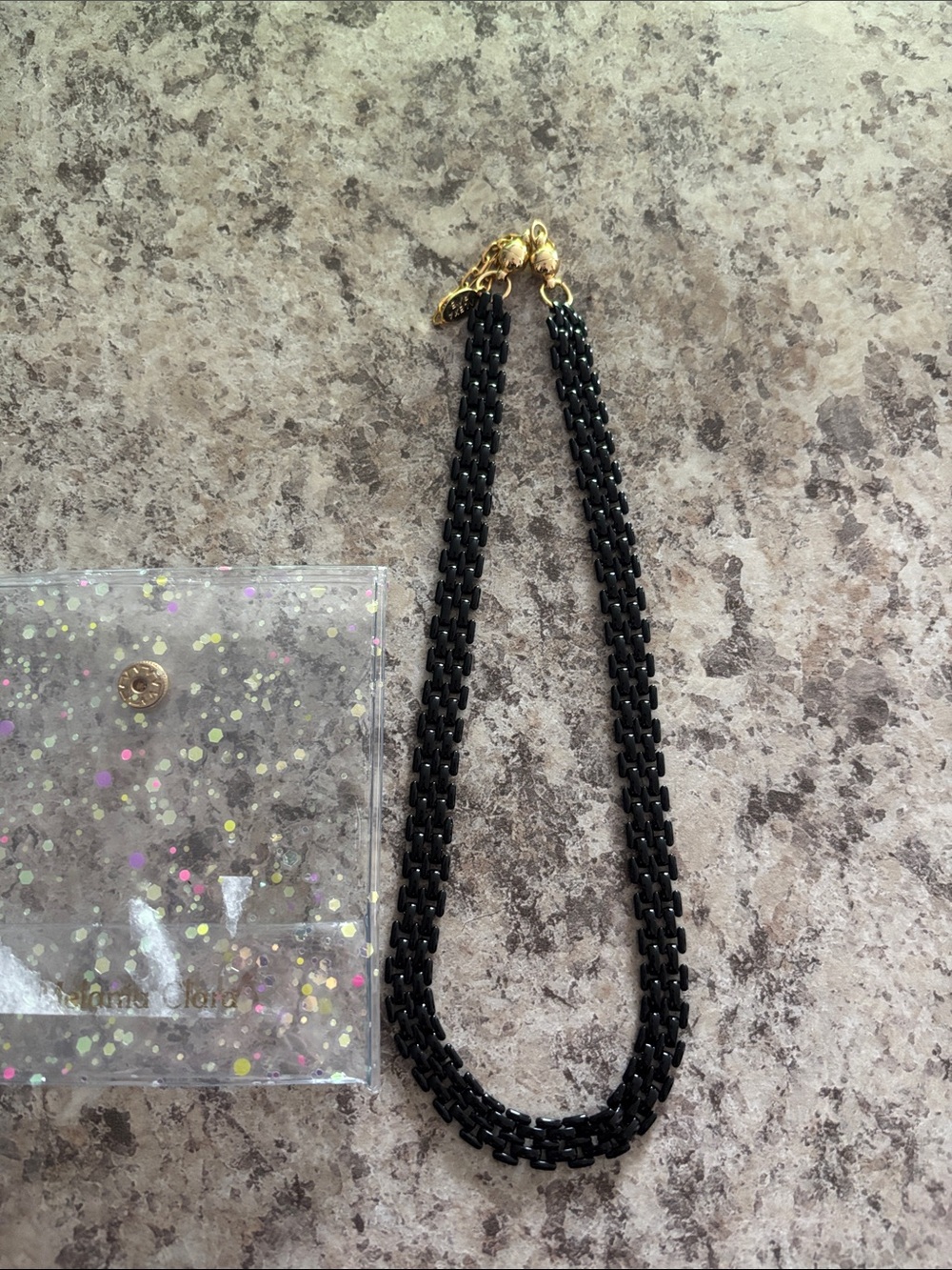 Rolley black necklace